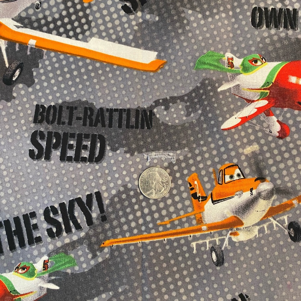 Disney Pixar Planes 100% cotton fabric